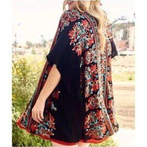 Umgee Embroidered Kimono Boho Lightweight Size XL / 1XL